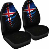 Iceland In Me Car Seat Covers - Special Grunge Style (Set Of Two) 232125 - YourCarButBetter