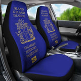 Iceland Viking Coat Of Arms Car Seat Covers 105905 - YourCarButBetter