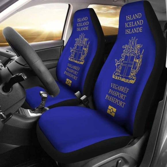 Iceland Viking Coat Of Arms Car Seat Covers 105905 - YourCarButBetter