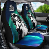 Icelandic Horse Northern Lights Car Seat Covers 170804 - YourCarButBetter