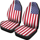 Iconic American Flag Car Seat Covers 211005 - YourCarButBetter