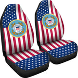 Iconic American Flag US Coast Guard Car Seat Covers 210701 - YourCarButBetter