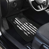 Iconic Black American Flag Car Floor Mats 211005 - YourCarButBetter