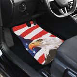 Iconic Eagle American Flag Car Floor Mats 211005 - YourCarButBetter