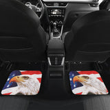 Iconic Eagle American Flag Car Floor Mats 211005 - YourCarButBetter