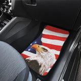 Iconic Eagle American Flag Car Floor Mats 211005 - YourCarButBetter