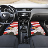 Iconic Eagle American Flag Car Floor Mats 211005 - YourCarButBetter