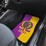 Iconic Omega Psi Phi Fraternity Car Floor Mats 210703 - YourCarButBetter