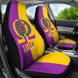 Iconic Omega Psi Phi Fraternity Car Seat Covers 210703 - YourCarButBetter