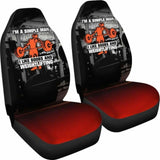 I’M A Simple Man Fitness Car Seat Covers 192609 - YourCarButBetter