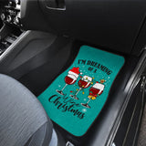 I’m Dreaming of a Wine Christmas Car Floor Mats Wine Christmas 212109 - YourCarButBetter