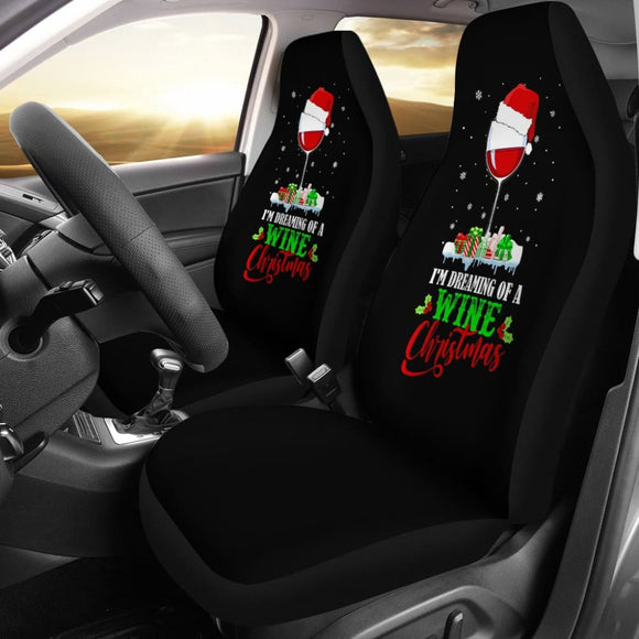 I’m Dreaming Of A Wine Christmas Car Seat Covers 212109 - YourCarButBetter