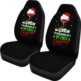 I’m Dreaming Of A Wine Christmas Car Seat Covers 212109 - YourCarButBetter