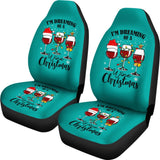 I’m Dreaming of a Wine Christmas Car Seat Covers Wine Christmas 212109 - YourCarButBetter