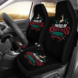 I’m Full of Christmas Spirit Car Seat Covers Funny Holiday Xmas 212109 - YourCarButBetter