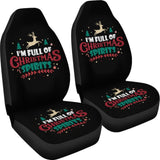 I’m Full of Christmas Spirit Car Seat Covers Funny Holiday Xmas 212109 - YourCarButBetter