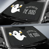 Im Just Here For The Boos Amazing Car Auto Sun Shades 212001 - YourCarButBetter