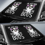 I’m Just Here For The Boos Funny Gift Car Auto Sun Shades 212001 - YourCarButBetter