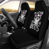 I'm Just Here For The Boos Funny Gift Car Seat Covers 212001