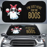 I’m Just Here For The Boos Funny Halloween Drinking Car Auto Sun Shades 212001 - YourCarButBetter