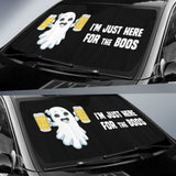 I’m Just Here For The Boos Halloween Gift Ideas Car Auto Sun Shades 212001 - YourCarButBetter