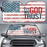 In God We Trust Auto Sun Car Shades 460402 - YourCarButBetter