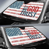 In God We Trust Auto Sun Car Shades 460402 - YourCarButBetter