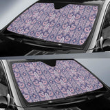 Indian Batik Style Pattern Car Auto Sun Shades 094201 - YourCarButBetter