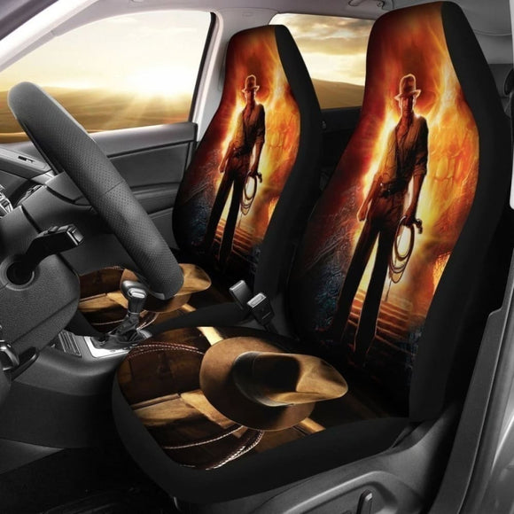 Indiana Jones Crystal Skull Car Seat Covers 094201 - YourCarButBetter