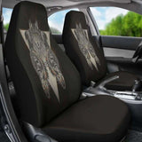 Indians Wolf Skull Car Seat Covers 202004 - YourCarButBetter