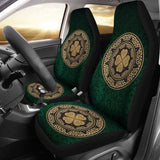 Ireland Car Seat Covers Celtic Four Leaf Clover Th76 174510 - YourCarButBetter