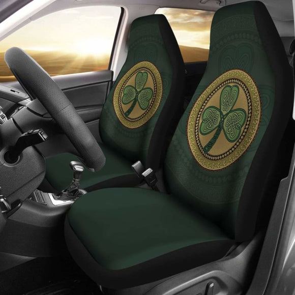 Ireland Car Seat Covers Celtic Shamrock - New Version 154230 - YourCarButBetter