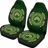Ireland Car Seat Covers Shamrock And Celtic Corner 154230 - YourCarButBetter