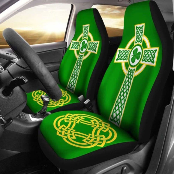 Ireland Celtic Cross Car Seat Covers 160905 - YourCarButBetter