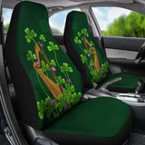 Ireland Harp And Shamrock Car Seat Covers 1154230 - YourCarButBetter