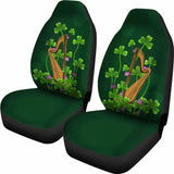 Ireland Harp And Shamrock Car Seat Covers 1154230 - YourCarButBetter