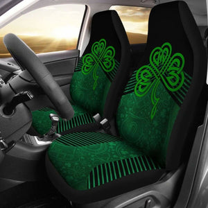 Ireland Shamrock Car Seat Covers 154230 - YourCarButBetter