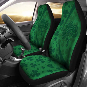 Ireland Shamrock Celtic Car Seat Covers - Circle Style 154230 - YourCarButBetter
