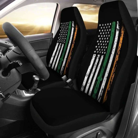 Irish Police Flag Car Seat Covers 153908 - YourCarButBetter