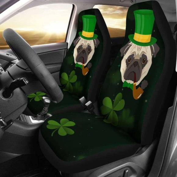 Irish Pug Car Seat Covers 102918 - YourCarButBetter