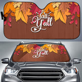 It’s Fall Y’all Thanksgiving Car Auto Sun Shades 212001 - YourCarButBetter
