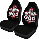 I’ve Got A God That’s Tougher Christianity Car Seat Covers 142711 - YourCarButBetter