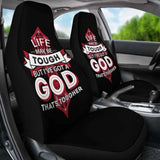 I’ve Got A God That’s Tougher Christianity Car Seat Covers 142711 - YourCarButBetter