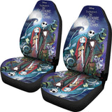 Jack And Sally Art Car Seat Covers Cartoon Fan Gift 101819 - YourCarButBetter