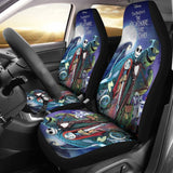 Jack And Sally Art Car Seat Covers Cartoon Fan Gift 101819 - YourCarButBetter