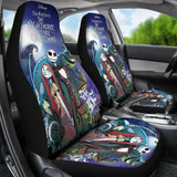 Jack And Sally Art Car Seat Covers Cartoon Fan Gift 101819 - YourCarButBetter