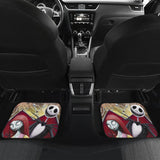 Jack And Sally Car Floor Mats Nightmare Before Christmas 210101 - YourCarButBetter