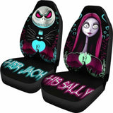 Jack And Sally Car Seat Cover 101819 - YourCarButBetter