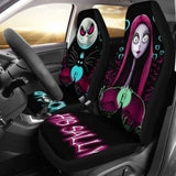 Jack And Sally Car Seat Cover 101819 - YourCarButBetter