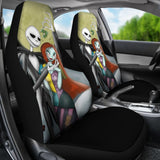 Jack And Sally Car Seat Covers Nightmare Before Christmas 210101 - YourCarButBetter